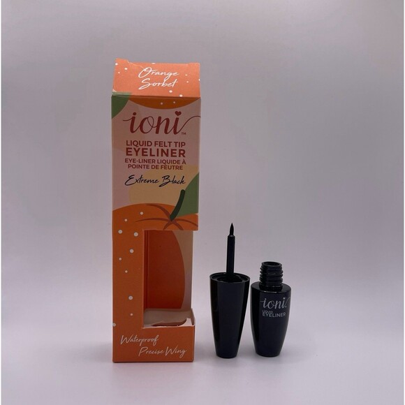 Ioni Extreme Black Liquid Felt Tip Eyeliner - Picture 1 of 12